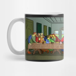 The Last Flipper - The Last Supper with Ducks Mug